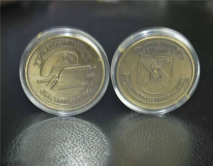 

ARMY 5TH 1ST SPECIAL FORCES BRONZE AIRBORNE MILITARY CHALLENGE COIN