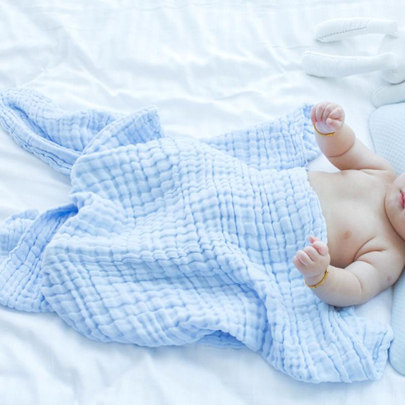 

Baby Bath Towel Cotton Gauze Muslin Children Blankets Bedding Infant Newborn Swaddle Kids Cotton Wrap Quilt, Pk
