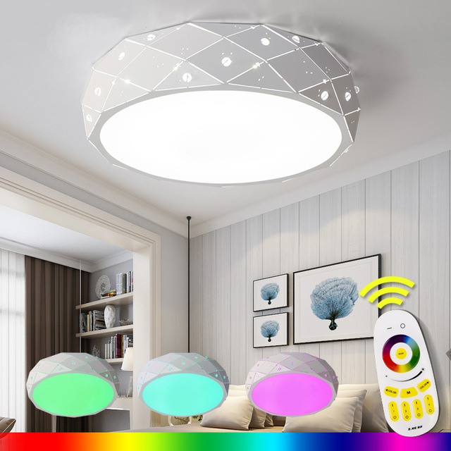 

New Ceiling Lights Indoor Lighting For Living Room Luminarias Para Sala Ceiling Fixtures Bedroom lighting With Remote Control