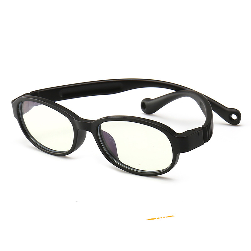

Boys and Girls Anti-blue Light Glasses Fashion Children Computer Goggles Silicone Children Play Flat Mirror Eyewear Glasses Frames F8154