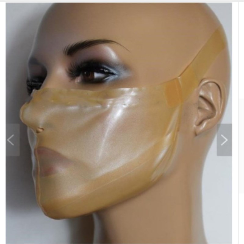 

100% Transparent Latex Hood Mask Halloween hood mask Rubber mask Costumes props