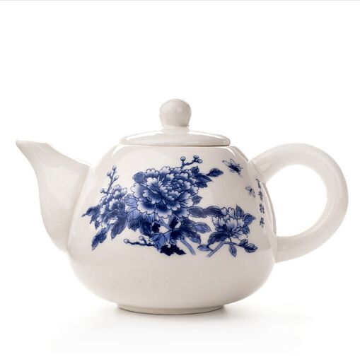 

Ceramic Teapots Yixing Tea Pot White Porcelain Tea Sets Chinese Teapot Unique Kettle Kung Fu Teaset Infuser China Tea Cups D001