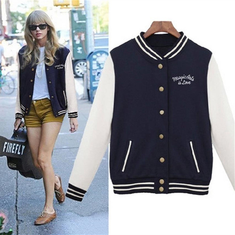 Großhandel Frauen Baseball Jacke Casacos Femininos Adrette College Jacken Bomberjacke 2019 Neue Frühling Winter Mäntel Basic Outwear XXL T190606 Von Großhandel Frauen Baseball Jacke Casacos Femininos Adrette College Jacken Bomberjacke 2019 Neue Frühling Winter Mäntel Basic Outwear XXL T190606 Von