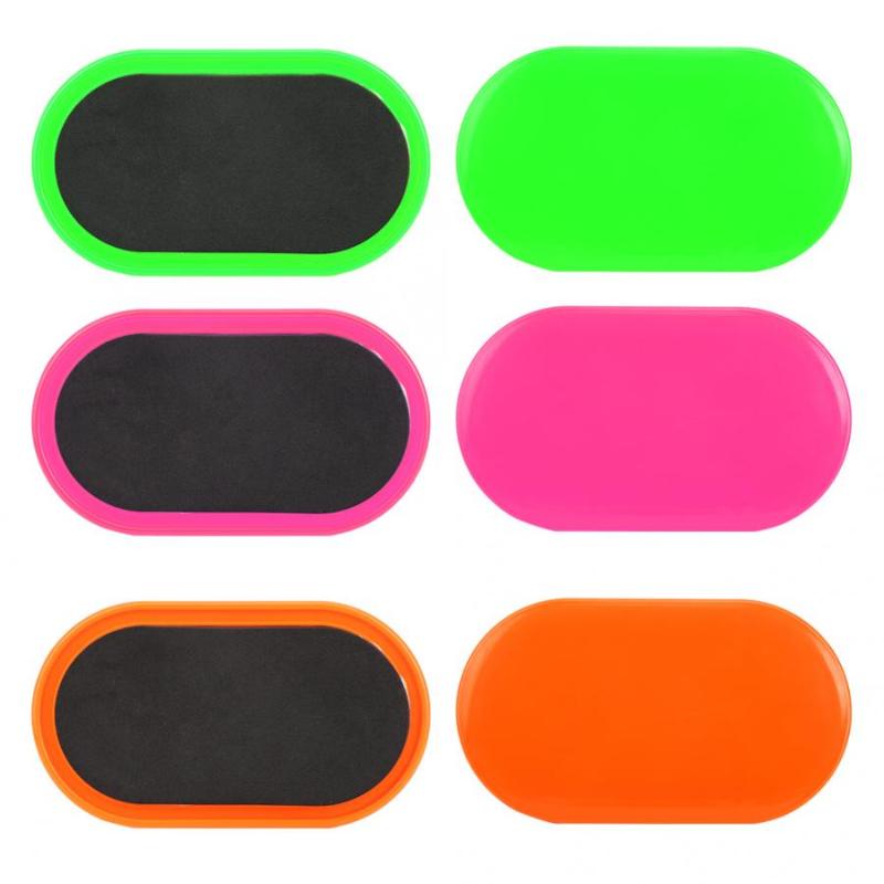 

2Pcs Fitness Sliding Disc Workout Yoga Slider Gliding Pad Slide Mat Sports Abdominal Muscle Yoga Gliding Mat Fitness Equipment, Green