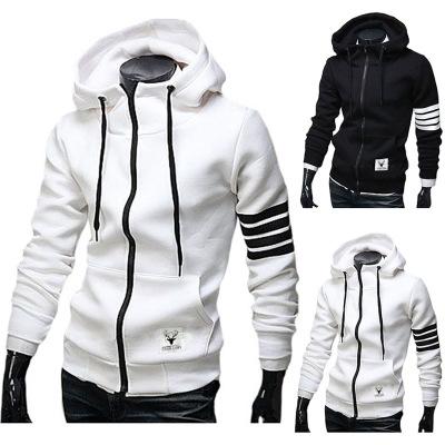

2019 Designer Hoodie Hip Hop Zipper Sweatshirt Fashion Designer Jacket Casual Hoodie Jacket Size M-3XL #hd04, Light gray