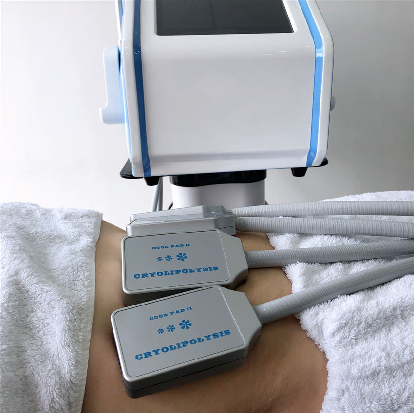 

Portable cool cryolipolysis fat freezing slimming machine with Electrical muscle stimulaiton therapy for body fat removal