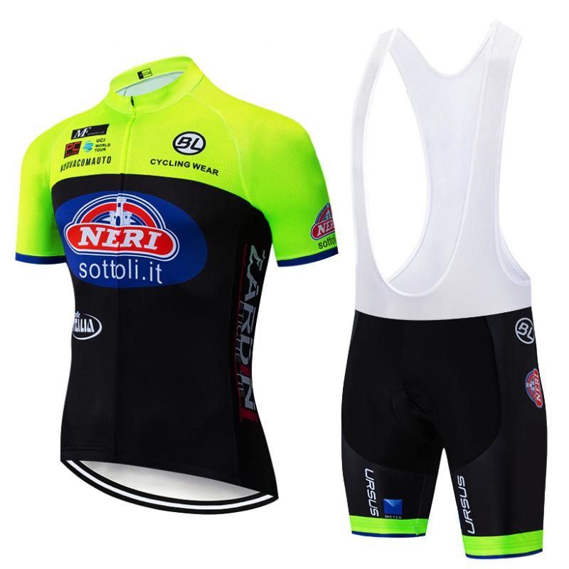

Cycling Jersey Sets 2021 Flour Sottoli Pro Wear Bike Quick Dry Bicycle Clotheing Mens Summer Team Jerseys 20D Shorts Set, Black