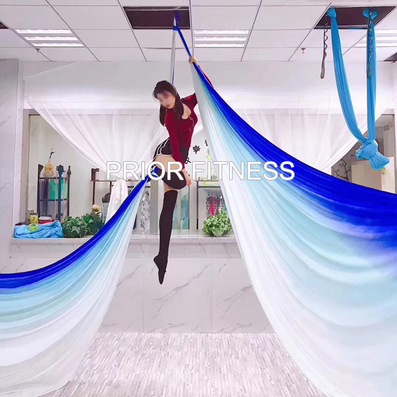 

13Yards/12m Aerial Silks for home Yoga Sling Extension Antigravity Aerial Yoga Swing indoor swing, Red