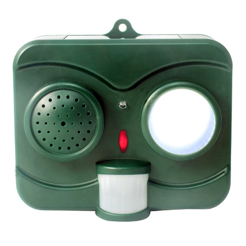 

New Solar Energy Acousto-Optic Bird Repeller Repellent Deterrent Pigeon Scarer Strong Ultrasonic Wave Bird Scare Pest Control