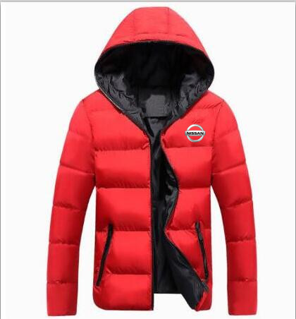 

Men Winter Hooded JACKET nissan COAT Mens Warm Zipper Coats Men' Outwear Couple Cotton clothing Clothes 2019 Sporty -5XL, Black