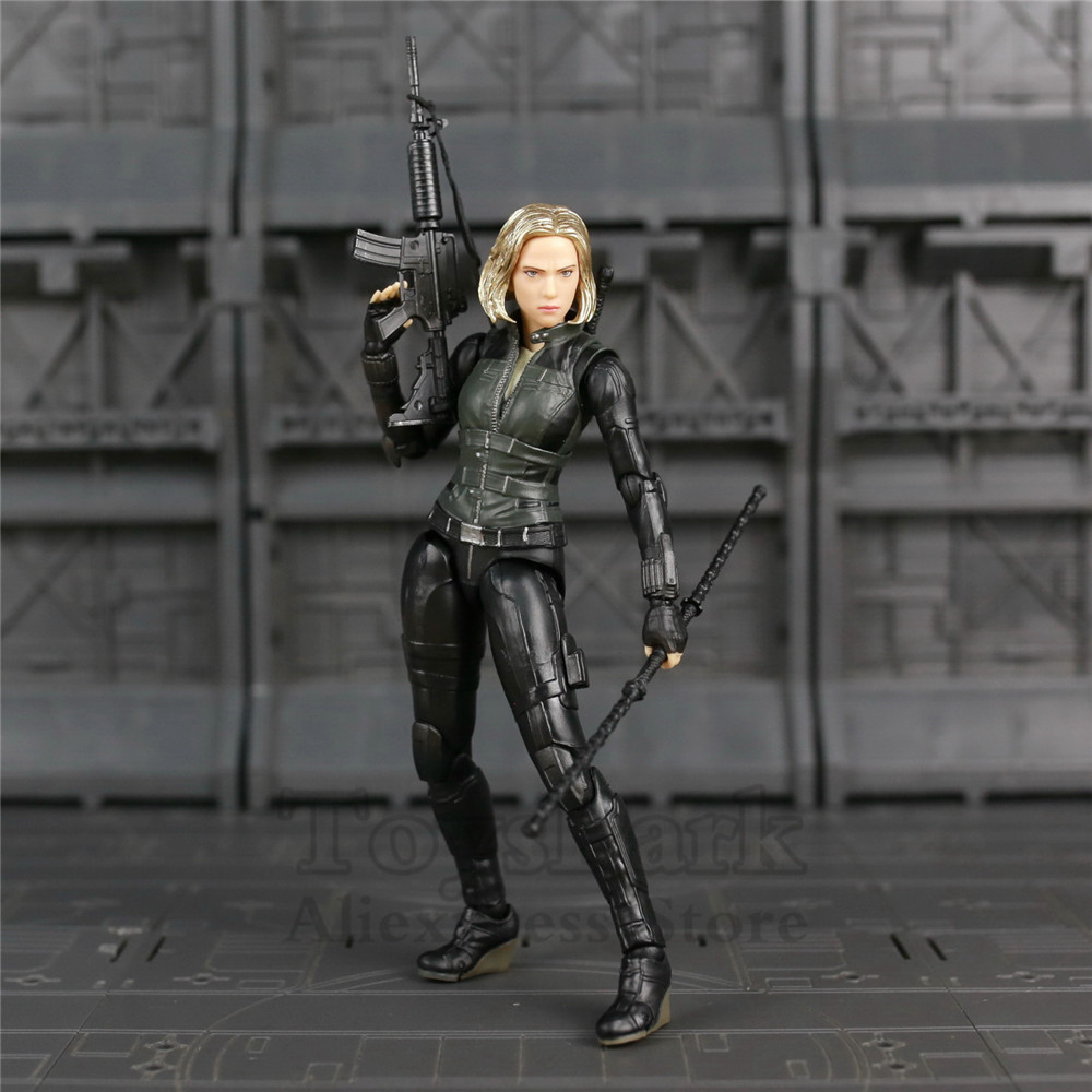 Figuarts SHF Avengers Infinity War Black Widow Action Figure New 15cm S.H