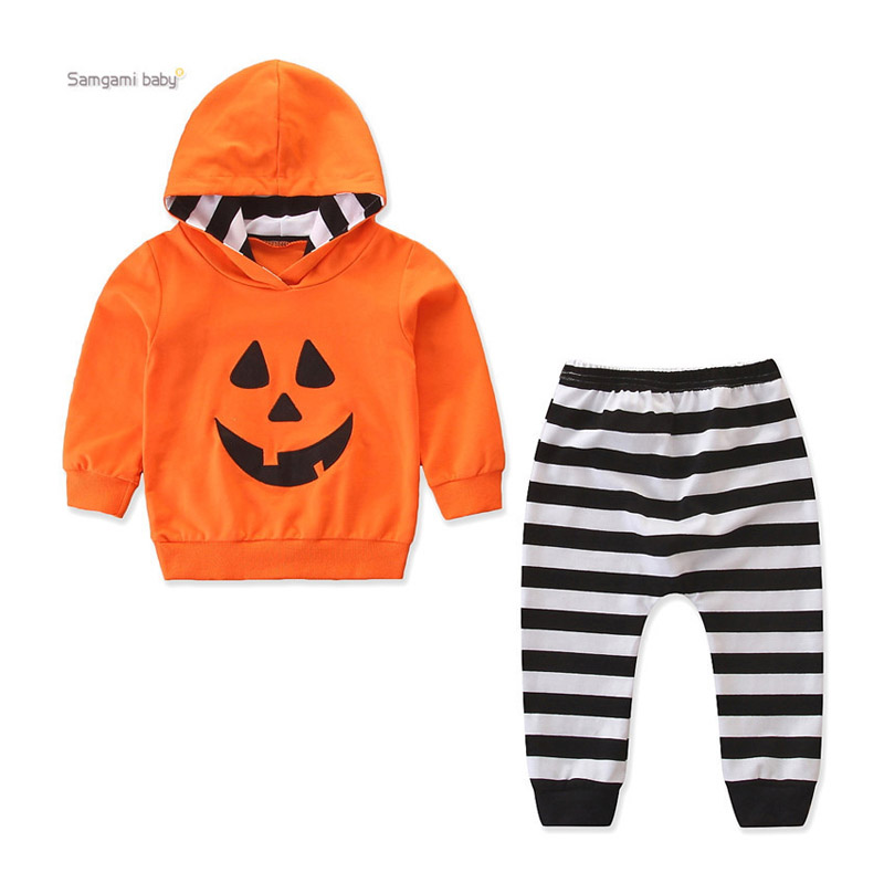 Long Pants Halloween Fancy Dress Baby Kids Boys Devil Wings Hoodie Hooded Tops