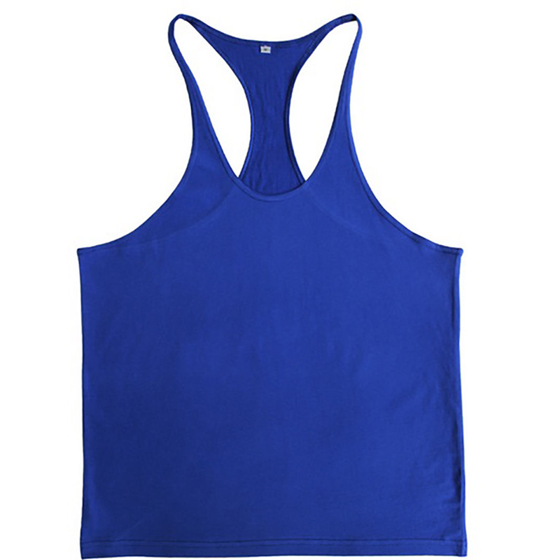 

1pcs Men Gym Singlet Stringer Muscle Tank Tops Fitness Sport Shirt Y BACK Racer Mens Fitness Singlet Sleeveless running t shirts, Black
