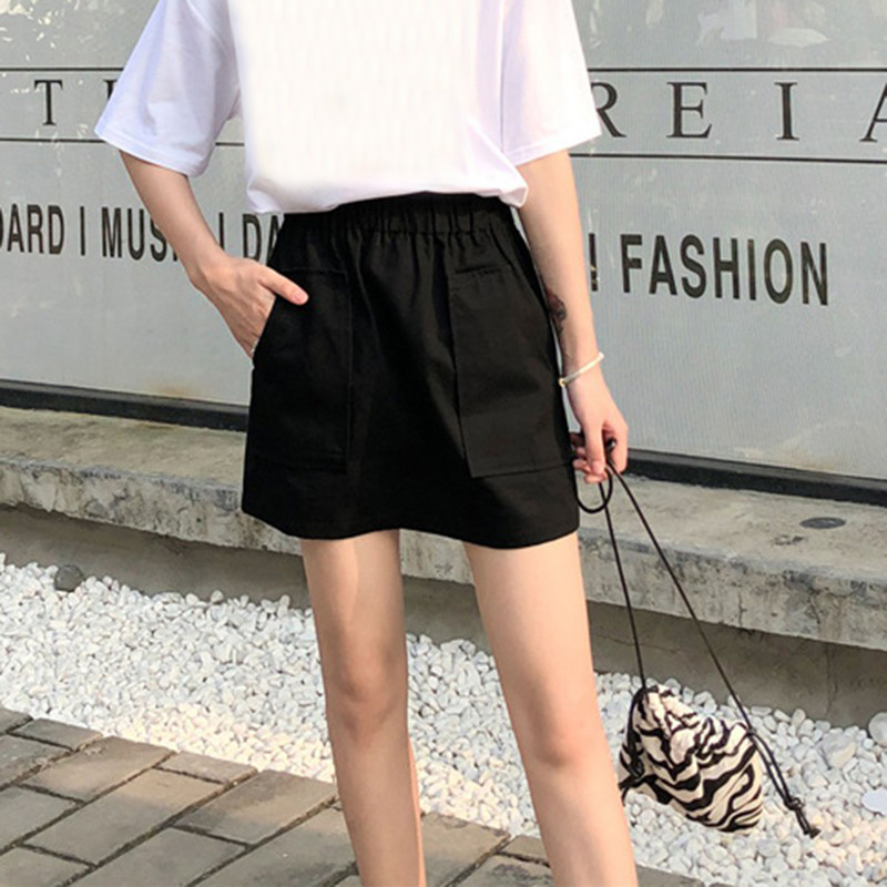 

Women' A-Line Skirts Fashion Wild High Waist Skirt Trendy Casual Solid Color Slim Bodycon Miniskirt With Pocket, Green