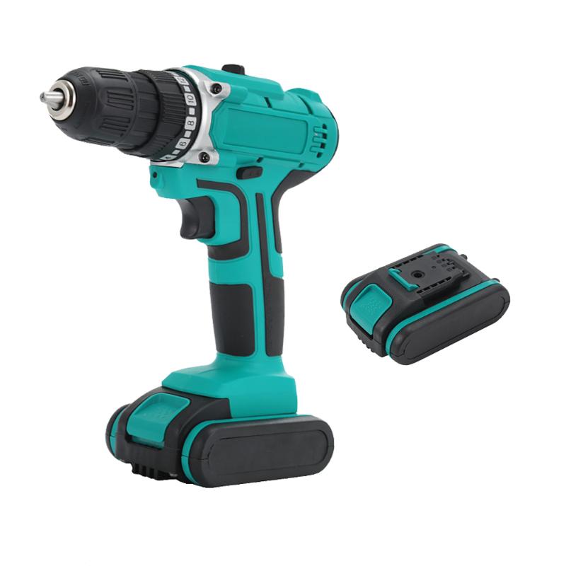 

21V Electric Cordless Drill Screwdriver Set With Li-Ion Battery Automatic Chuck 2 Speed Gears Drill Machine Electric Tools