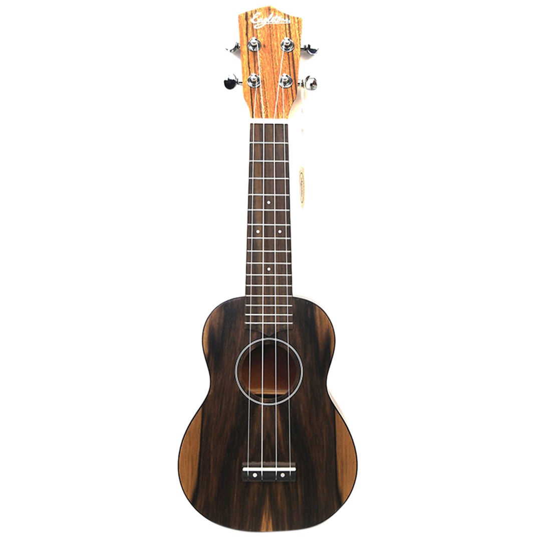 High Quality 21 Inches Beginner Walnut Ukulele 4 String Guitar Kit - Burlywood-image-534792303