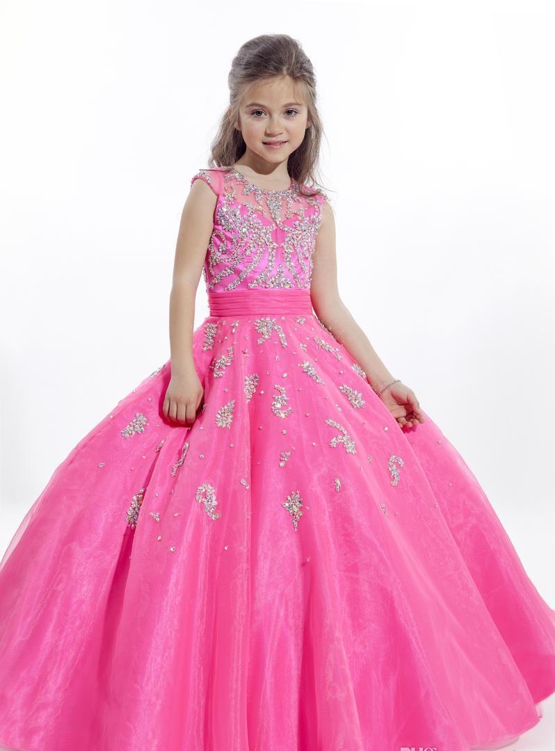 little girl pageant ball gowns