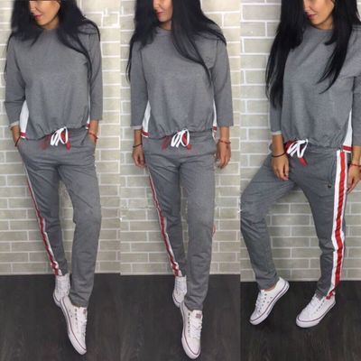 

Winter Women Tracksuits Sports Suits Plus Velvet Hoodies Sweatshirts Pants Running Set Fleece Sportswear Warm Thicken Clothing, Red