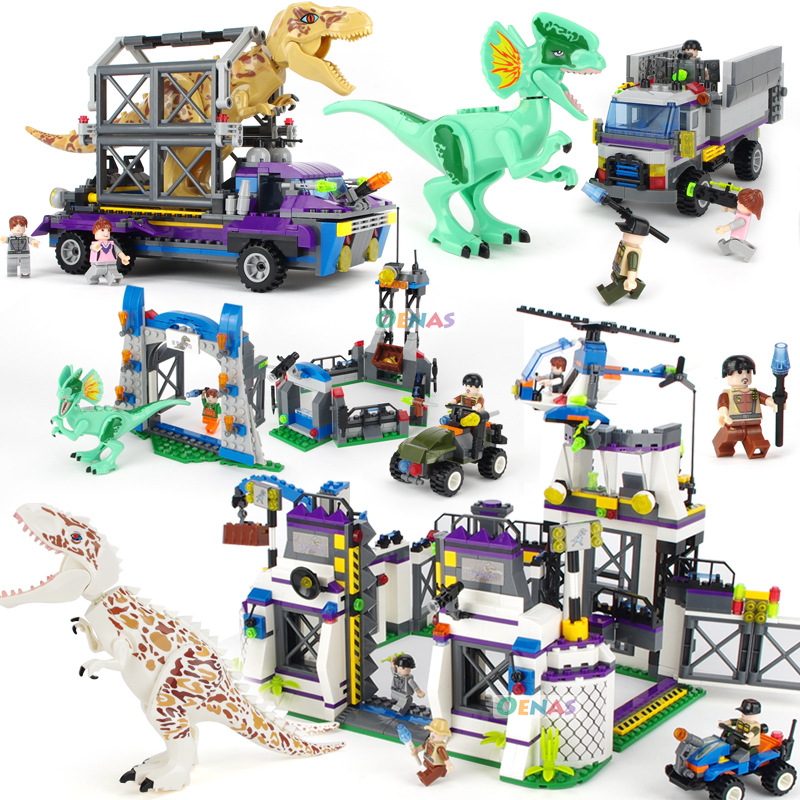 

Jurassic Dinosaur Park Building Block Toys Dinosaur Assembly Small Particle Building Block Toys