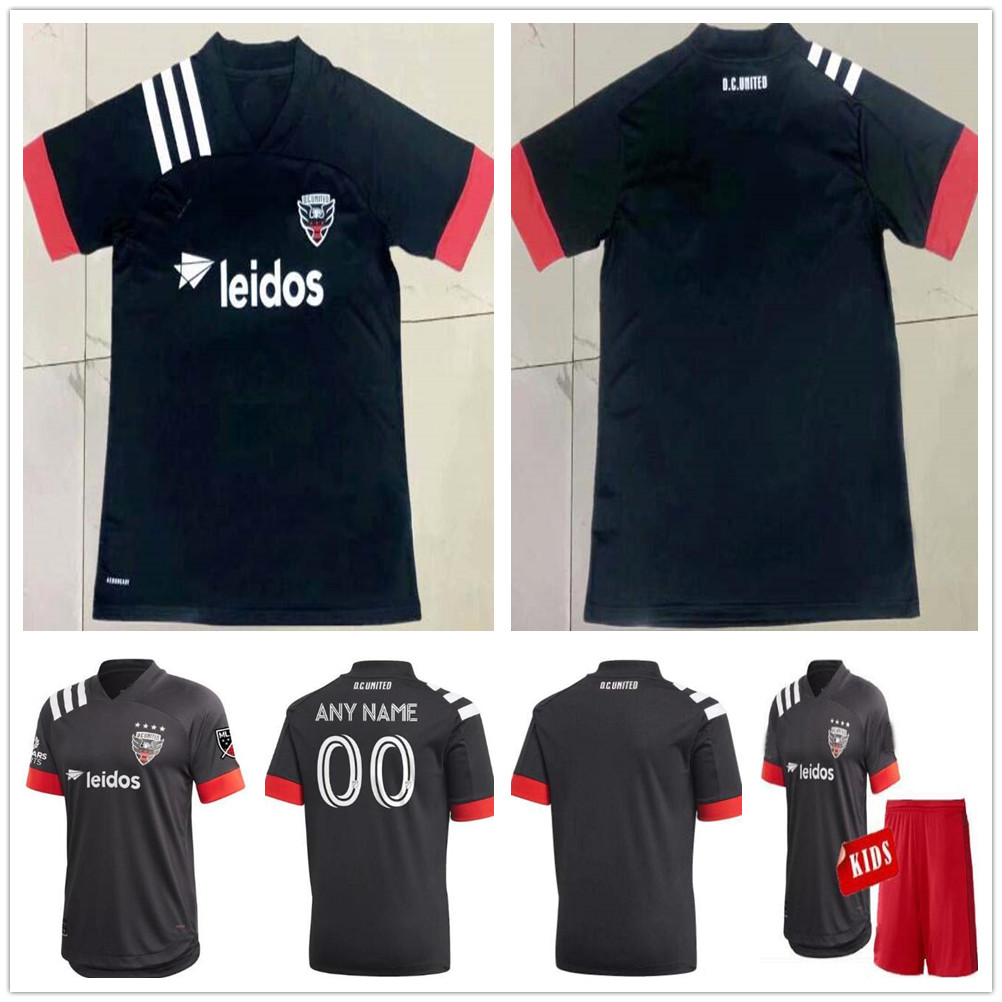 

20 21 DC United Soccer Jersey 9 O.KAMARA 7 ARRIOLA CANOUSE Uniform 11 ASAD F.HIGUAIN BIRNBAUM 2020 Men And Kids Kit Football Shirts, Black;yellow