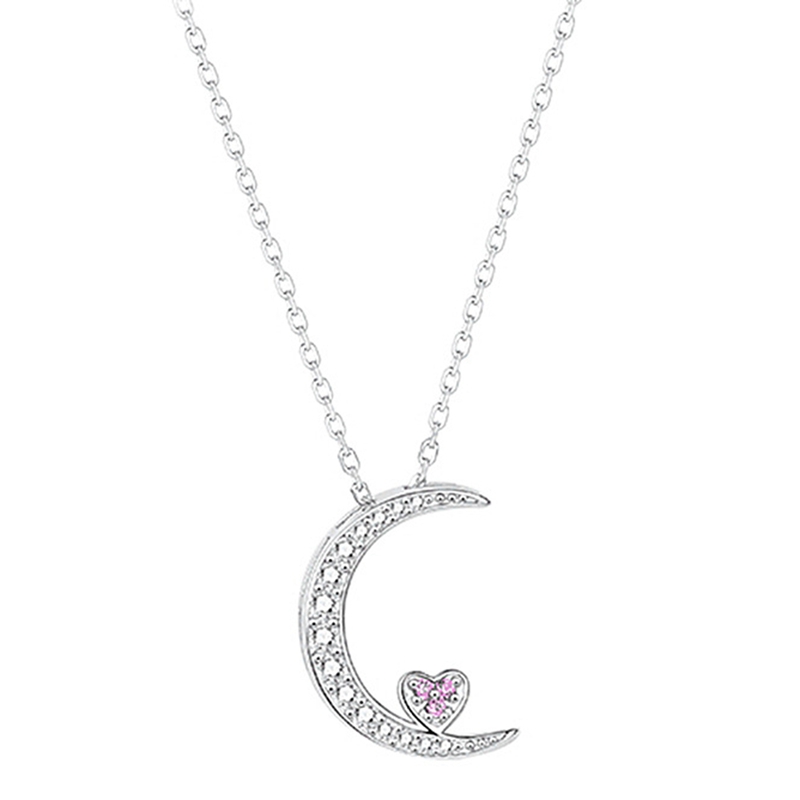 

Exquisite Crystal Moon Star Long Pendant Necklaces For Women Gifts Fashion Jewelry