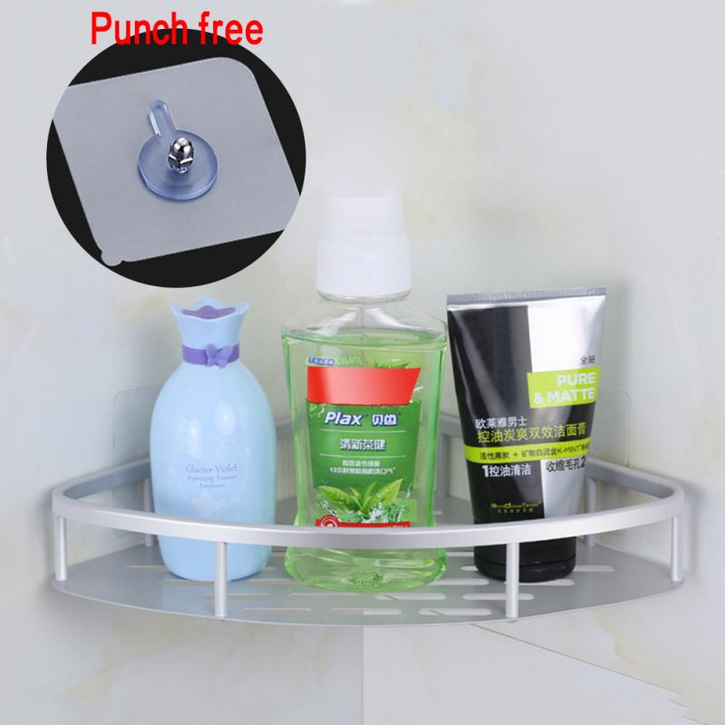 

Corner Bathroom Creative Shelf Sucker Wall Mounted Storage Organize Rack Soap Box Bathroom Holder Shelf Shelves Storage Racks