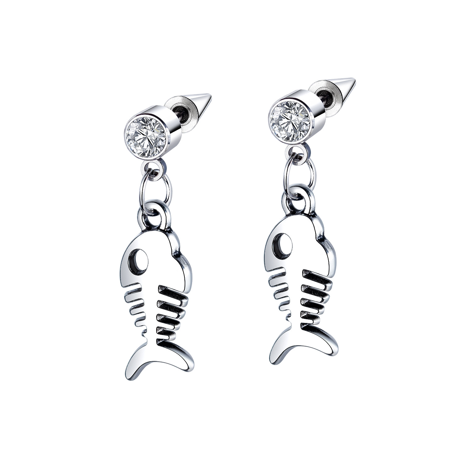 Femmes Tassel Boucles d/'oreilles pendantes longues Vintage Fashion Acier Inoxydable os bijoux