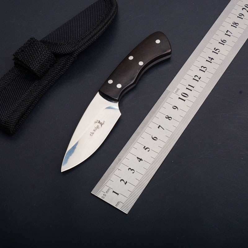 

Wood Stainless Steel Fixed Blade Knife 58HRC High Sharp 5CR13MOV Tactical Knives Camping Hunting Knives Pocket Survival Gear Free Shipping