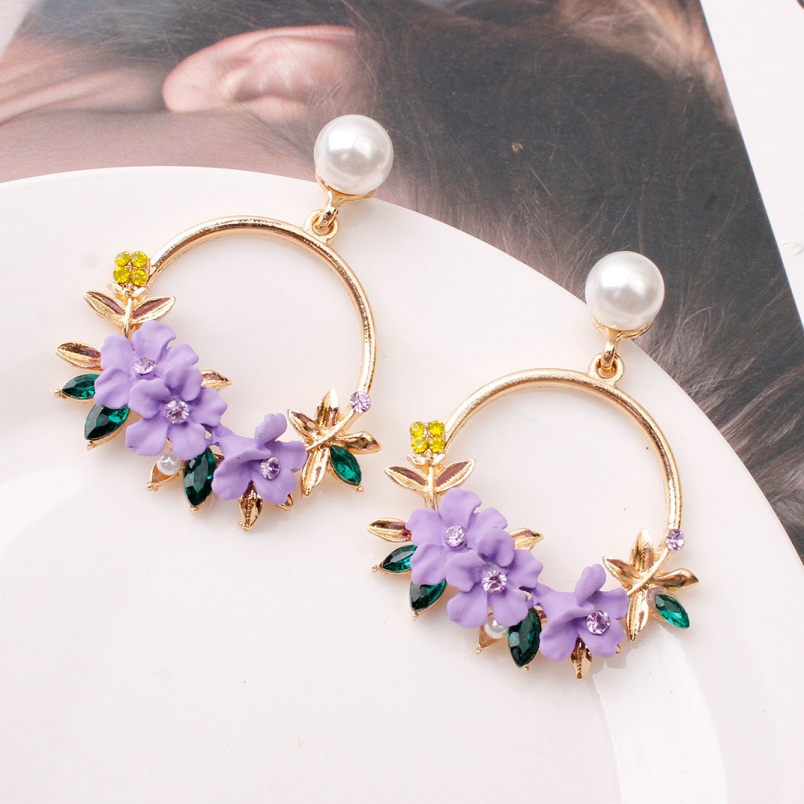 

Women Fashion Bohemian EarringTassel earrings jewelry luxury Sweet Soft Pottery Pearl Earrings and Earrings ladies EH1524
