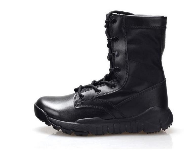 

Hot Sale-ew Army Boots Mens Tactical Boots Shoes Desert Outdoor Hiking Leather Boots Military Enthusiasts Combat Shoes