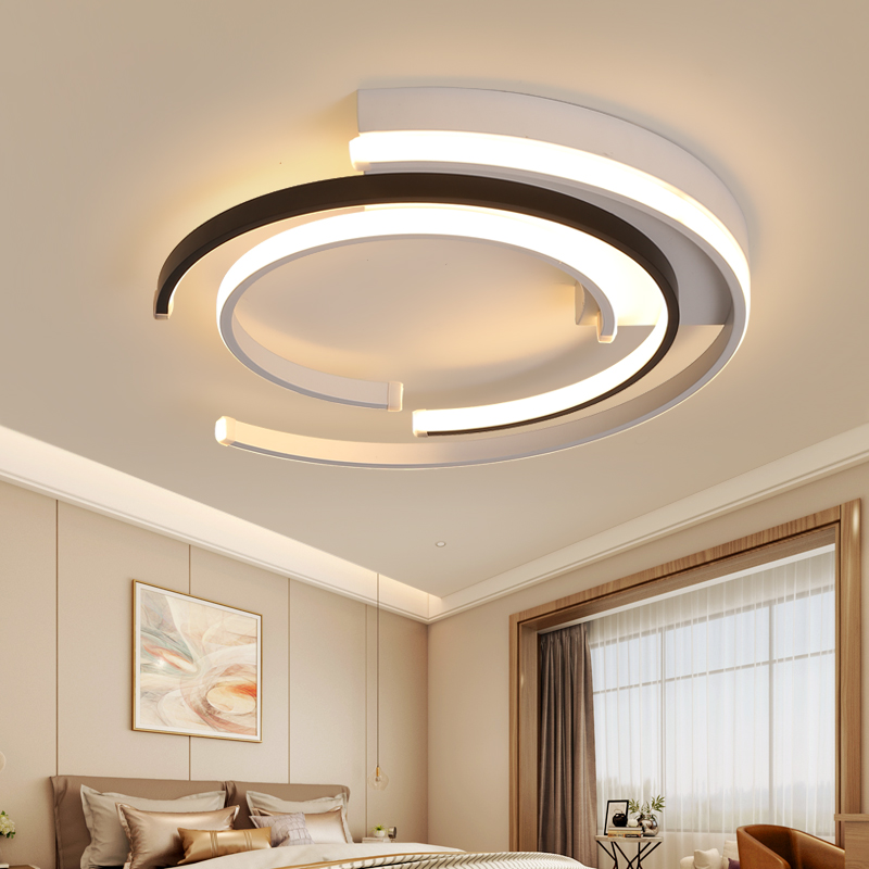 

Geometric Modern Lamp LED Ring Ceiling Lights Loft Iivng Room Light Bedroom Nordic Interior Lighting Fixture