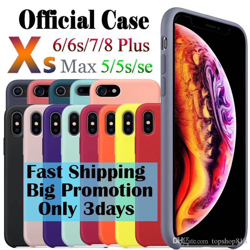 

Have LOGO Official Silicone Cases for iPhone 7 8 6 Plus cover capa For iPhone X XS Max XR Case on iPhone 7 6S 8 Plus X 5S coque