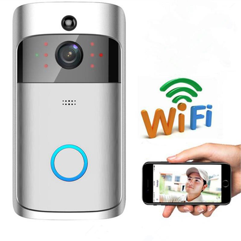 

Smart Door Bell 2.4G RF Wireless Ring Doorbell WiFi Visual Camera Phone Anti-theft Alarm Home Security timbre