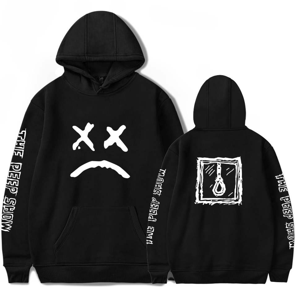 

Men's Hoodies & Sweatshirts Fashion Lil Peep Spring Men/Women Long Sleeve Print Hip Hop Casual Confortable Couples Leisure Clothes, Black