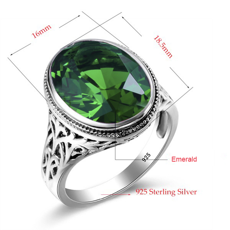 2020 Tibetan Charms Handmade Ring Wedding Invitations Green