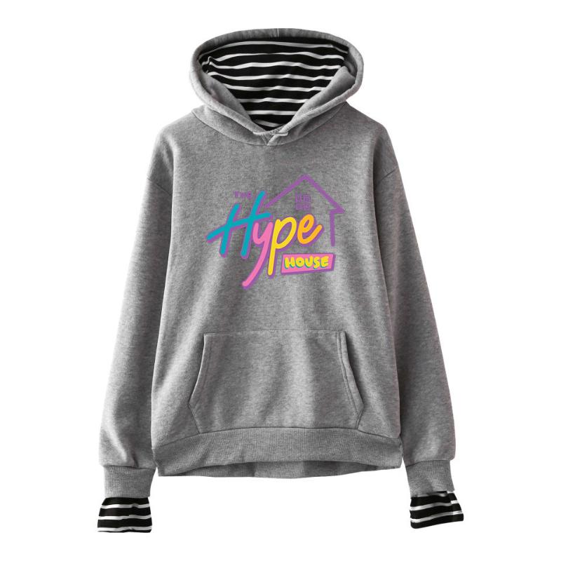 

Hoodie Addison Rae Pullover Unisex Kpop Tracksuit The House Hooded Sweatshirts Print Men Women Casual Full Regular Standard