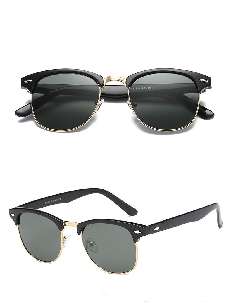 

2019 New Man Woman Sunglasses Vintage Pilot Brand Sun Glasses Band Polarized UV400 Bans Men Women Ben Sunglasses With Box and Case R16