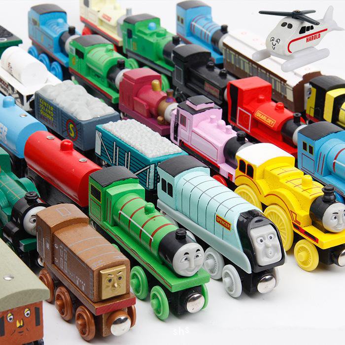 

Trains Friends Wooden Small Trains Cartoon Toys Wooden Trains & Car Toys Give your child best gift