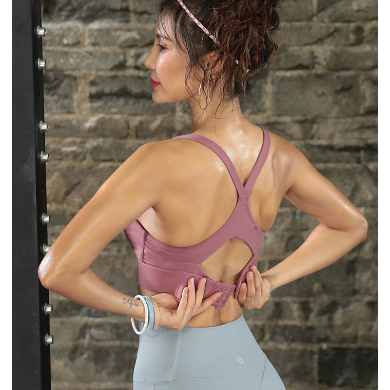 

Women Sports Bra Push Up Adjustable Yoga Gym Brassiere Workout Sport Top Fitness Active Wear Underwear Sportswear, Black