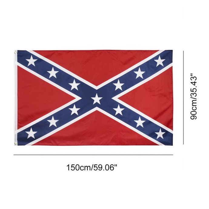 

3x5 150x90cm Custom American Confederate Flag, Freedom Revolution Outdoor Indoor Digital Printed Polyester, Support Drop Shipping