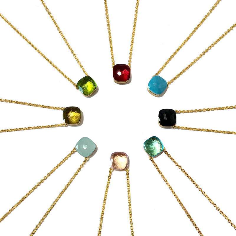 

2020 Jewelry For Women candy colorful pendant necklace for women as gift