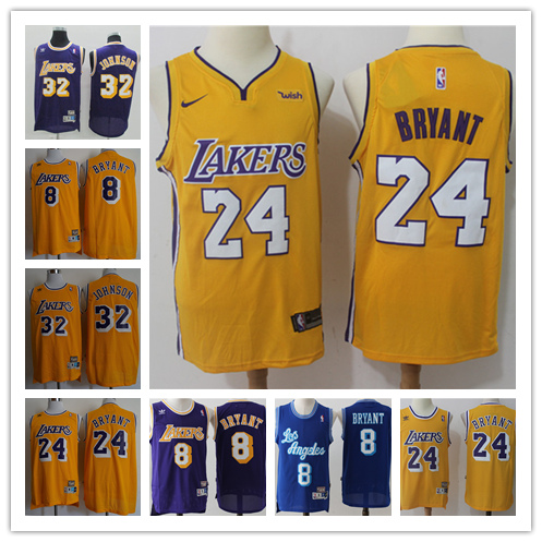 

Mens Retro Los Angeles Lakers 23 LeBron James 33 Kareem Abdul-Jabbar 24 8# Kobe Bryant 32 Earvin Johnson nba Chamberlain Jersey, Black;red