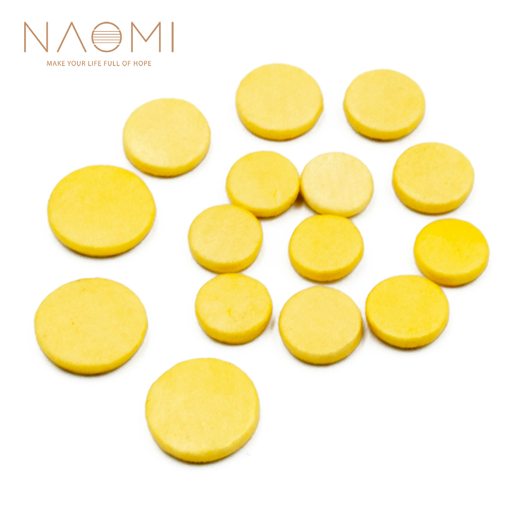 

NAOMI15 Pcs Piccolo Pads For Piccolo Replacement Woodwind Parts & Accessories Yellow