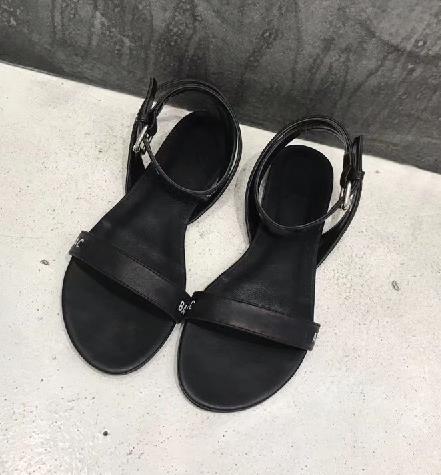 

Hot Sale-New arrival 2019 Fashion New Style Women's Flat Heels Espadrilles Shoes Casual Sandals Leather Print BB Flip Flop 35-41, Blue