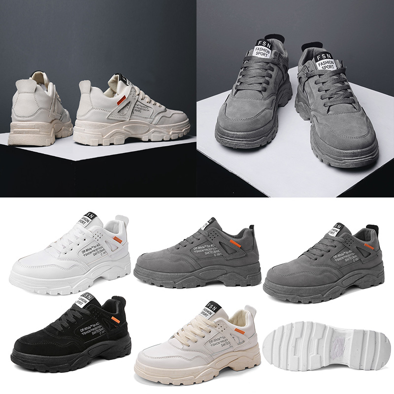 

casual sport women outdoor shoes triple white black grey villus comfortable trainers designer sneakers size 35-40, A1