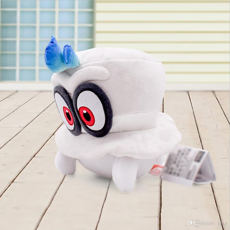 

8 inch Maro white Plush Stuffed Toy Mario plush toys best gift doll lol free shipping