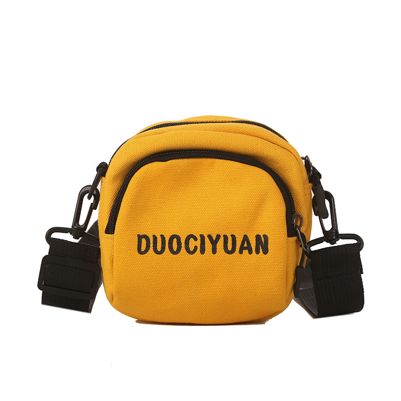 

Women Canvas Crossbody Bags and Panda Satchel Small Square Bag Lady Cloth Shoulder Messenger Bag Mobile Phone Packet Purses, Black