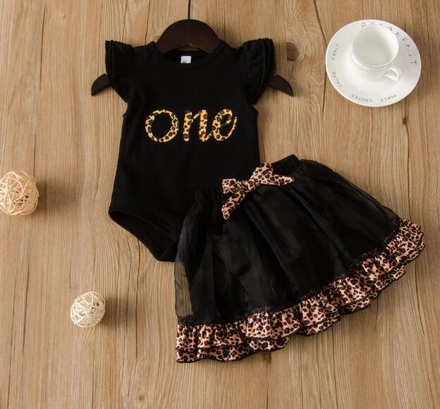 

Summer Toddler Girl 2Pcs Infant Baby Girl Clothes 2020 Clothes Set Letter Print Sleeveless Bodysuit+Skirts 2pcs Set