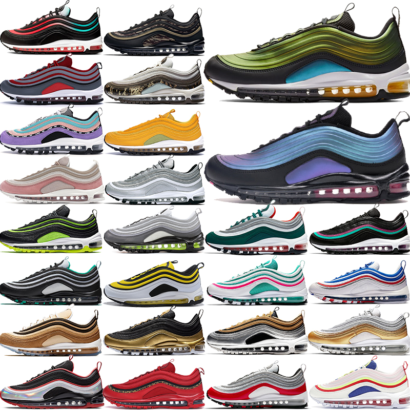 

mens stylist neon seoul LX throwback future top quality running shoes men women silver bullet undftd white black 97OG sports sneakers, Dark grey gym red