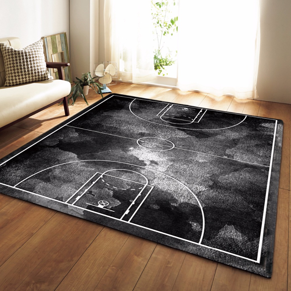

Europen Style Larger Mat Flannel Velvet Memory Foam Carpet Play Basketball Game Mats Baby Craming Bed Rugs Parlor Decor Area Rug, No.15